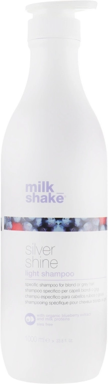 Шампунь для світлого волосся - Milk Shake Silver Shine Light Shampoo, 1000 мл - фото N1