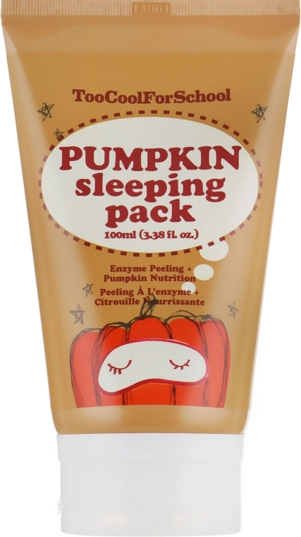 Too Cool For School Нічна маска з екстрактом гарбуза Pumpkin Sleeping Pack - фото N4