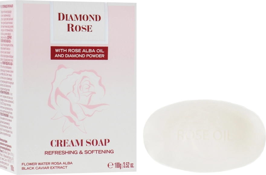 BioFresh Освежающее крем-мыло Diamond Rose Cream Soap - фото N1