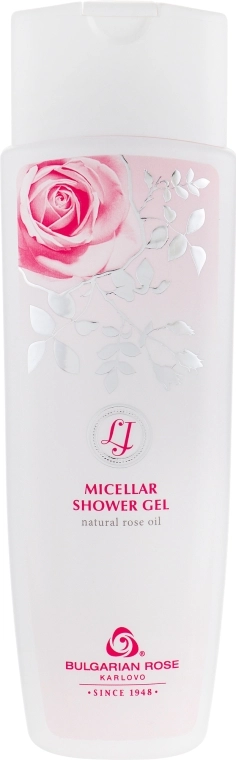 Bulgarian Rose Мицеллярный гель для душа Rose & Joghurt Shower Gel Lady's Joy Micellar Shower Gel - фото N1