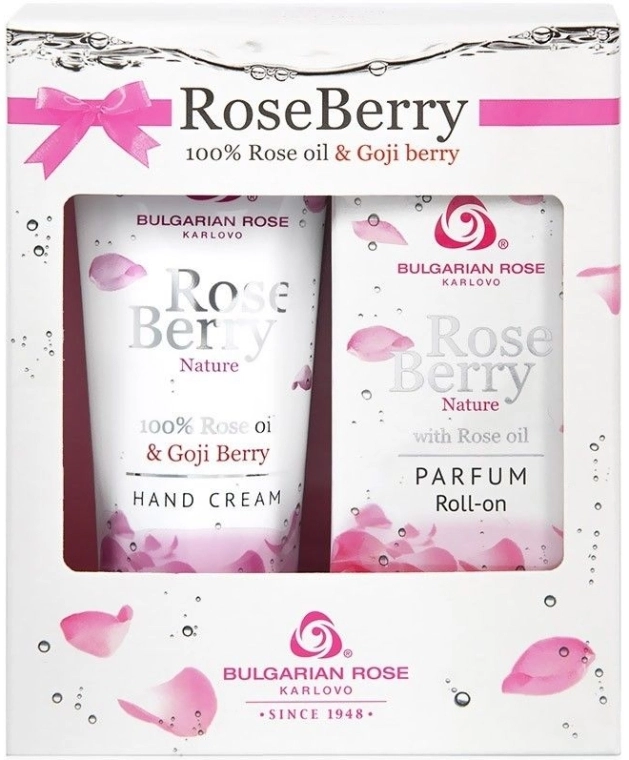 Bulgarian Rose Набор Rose Berry Nature (h/cr/75ml + parfum/9ml) - фото N1