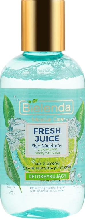 Bielenda Міцелярна рідина для обличчя "Lime" Micellar Care Solution Lime - фото N1