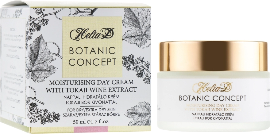 Helia-D Денний зволожувальний крем для сухої та дуже сухої шкіри Botanic Concept Moisturising Cream - фото N1