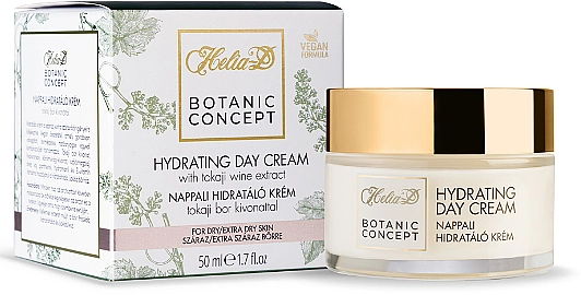 Helia-D Денний зволожувальний крем для сухої та дуже сухої шкіри Botanic Concept Moisturising Cream - фото N4