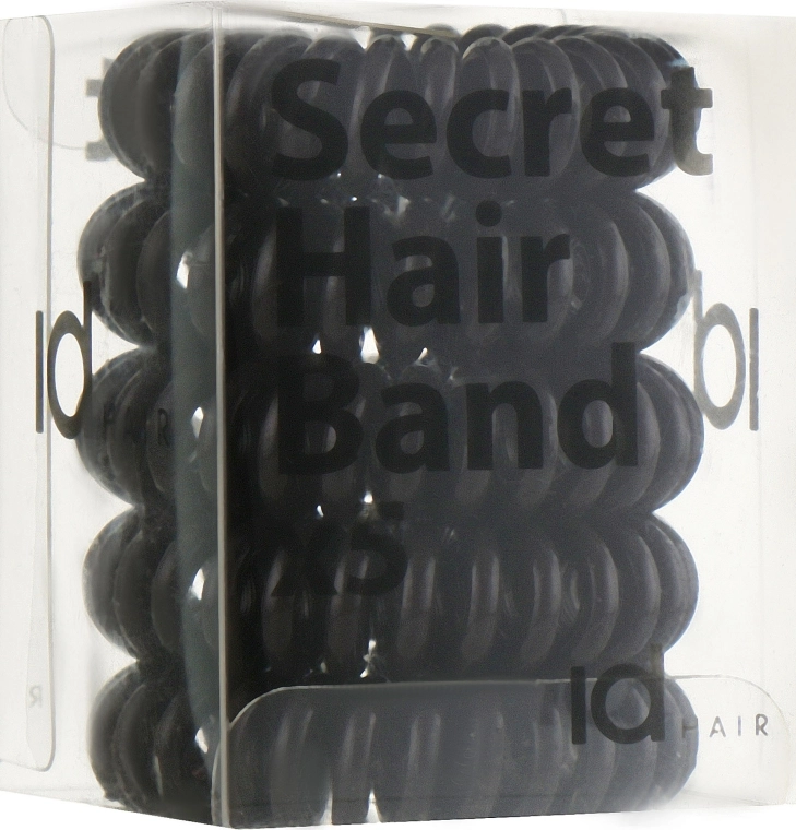 IdHair Силиконовые резинки для волос, коричневые Secret Hair Band Brown - фото N1