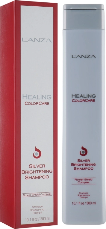 L'anza Шампунь для устранения желтизны Healing ColorCare Silver Brightening Shampoo - фото N1