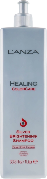 L'anza Шампунь для устранения желтизны Healing ColorCare Silver Brightening Shampoo - фото N4