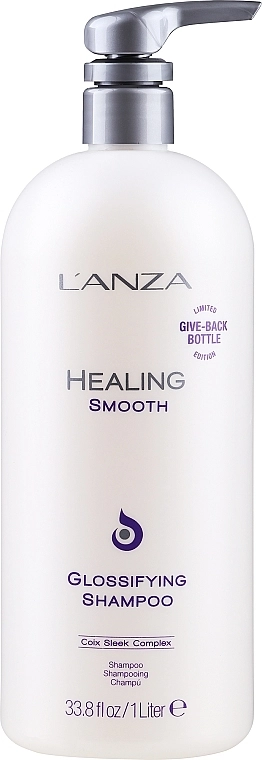 L'anza Розгладжувальний шампунь для блиску волосся Healing Smooth Glossifying Shampoo - фото N3