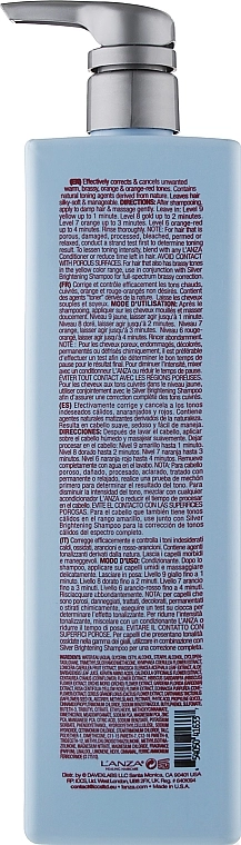 L'anza Кондиціонер для усунення свого рудого пігменту Healing ColorCare De-Brassing Blue Conditioner - фото N4