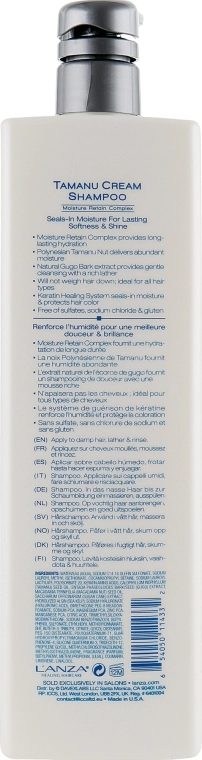 L'anza Відновлювальний крем-шампунь з олією таману Healing Moisture Tamanu Cream Shampoo - фото N4