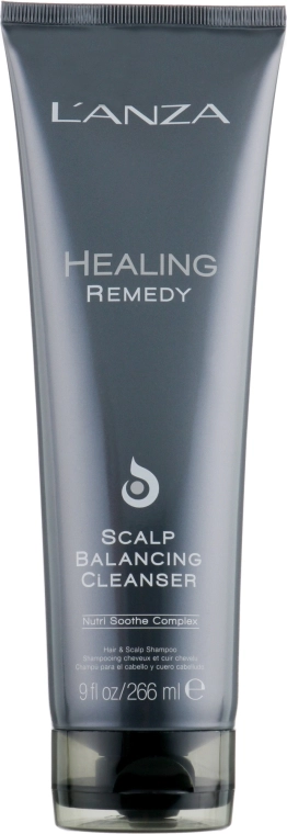 Очищающий шампунь для волос и кожи головы, восстанавливающий баланс - L'anza Healing Remedy Scalp Balancing Cleanser, 266 мл - фото N1