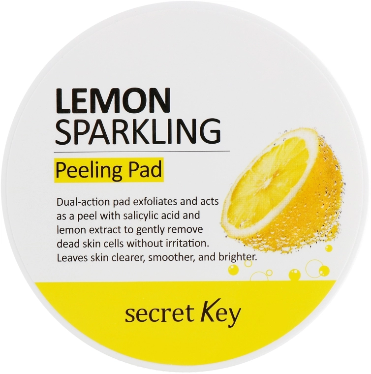 Secret Key Диски ватные для пилинга Lemon Sparkling Peeling Pad - фото N3