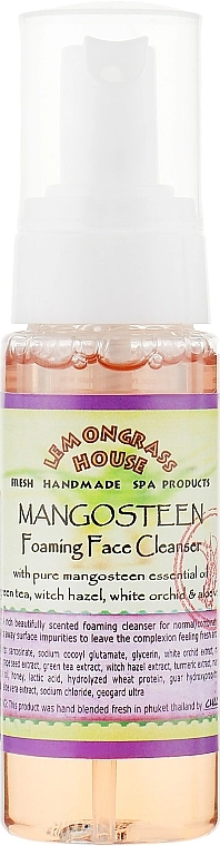 Lemongrass House Пінка для вмивання "Мангостин" Foaming Face Cleanser - фото N1