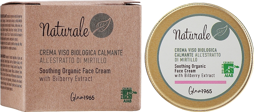 Glam1965 Успокаивающий крем для лица Delta Studio Naturale Soothing Bilberry Extract Face Cream - фото N3