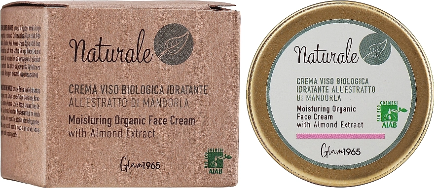 Glam1965 Увлажняющий крем для лица Delta Studio Naturale Cream Moisturising Face Cream With Almond Extract - фото N1