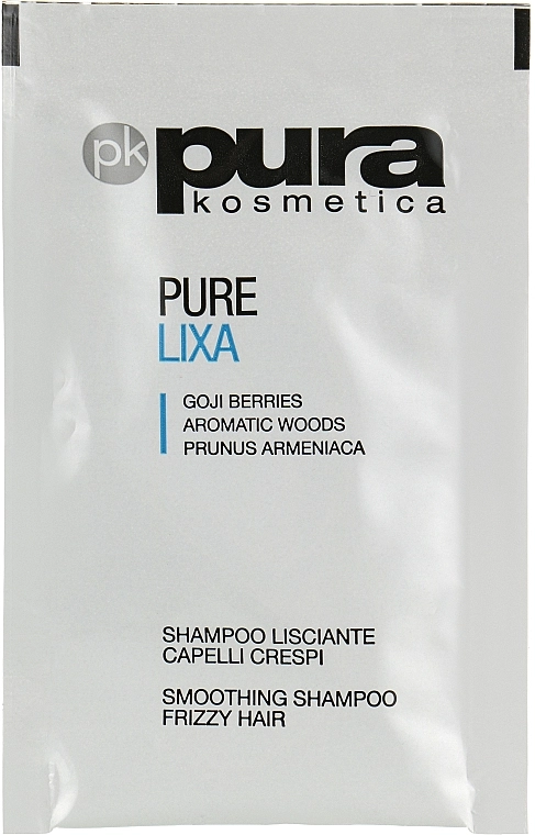 Pura Kosmetica Шампунь для разглаживания волос Pure Lixa Shampoo (мини) - фото N1