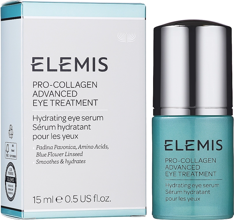 Elemis Сыворотка для кожи вокруг глаз Pro-Collagen Advanced Eye Treatment - фото N2