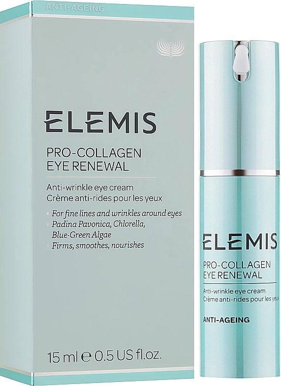 Elemis Крем для глаз "Восстановление и коррекция морщин" Pro-Collagen Eye Renewal Anti-Ageing - фото N2