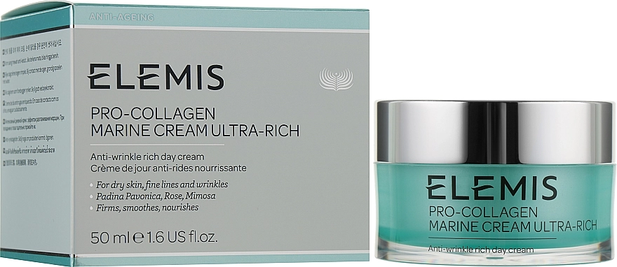 Elemis Насичений крем для обличчя "Морські водорості" Pro-Collagen Marine Cream Ultra-Rich - фото N2