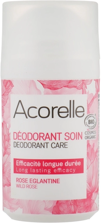 Acorelle Роликовий дезодорант-догляд "Дика троянда" Deodorant Wild Rose Roll On - фото N1