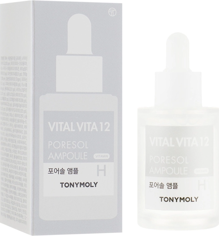 Tony Moly Сироватка для звуження пор Vital Vita 12 Poresol Ampoule Н - фото N1