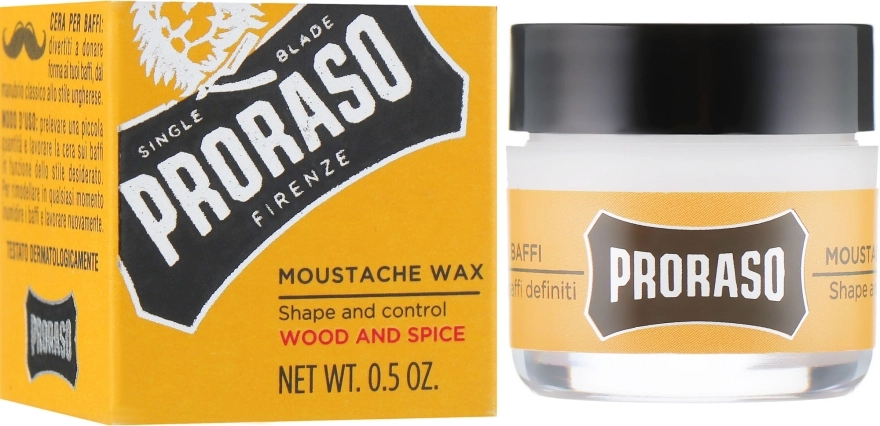 Proraso Воск для усов Moustache Wax Wood & Spice - фото N1