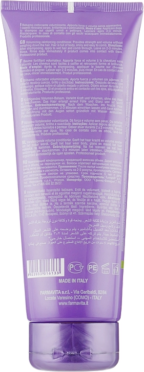 Farmavita Кондиціонер, надаючий волоссю об'єм Amethyste Volume Conditioner - фото N2