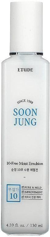 Etude Эмульсия для лица Soon Jung 10-Free Moist Emulsion - фото N1