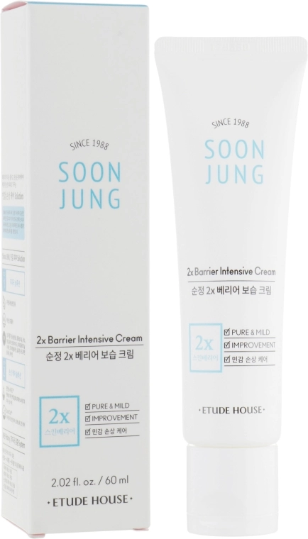 Etude Интенсивный крем для лица Soon Jung 2x Barrier Intensive Cream - фото N1