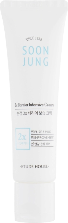 Etude Интенсивный крем для лица Soon Jung 2x Barrier Intensive Cream - фото N2