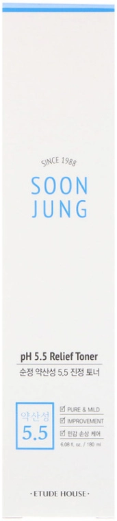 Etude Заспокійливий тонер для обличчя House Soon Jung PH 5.5 Relief Toner - фото N2