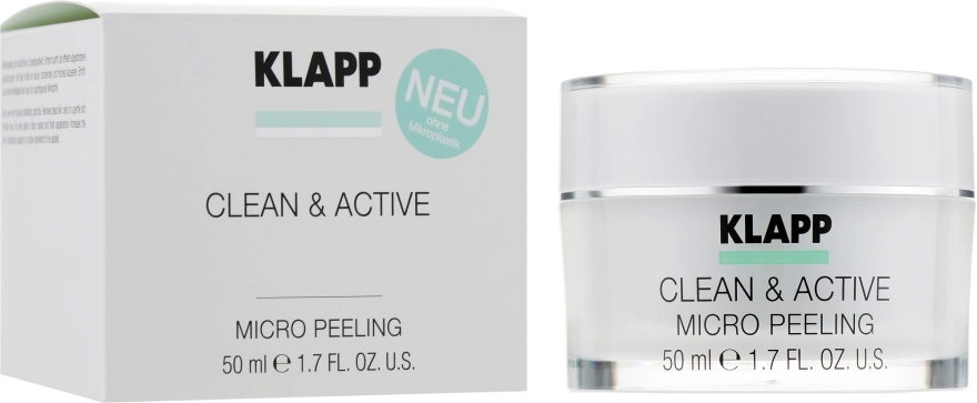 Klapp Базовий мікропілінг для обличчя Clean & Active Micro Peeling - фото N1