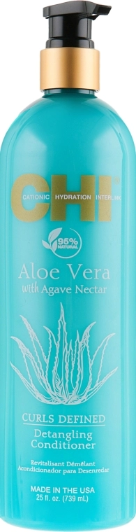 CHI Кондиционер для распутывания волос Чи Алоэ Вера Aloe Vera Detangling Conditioner - фото N5