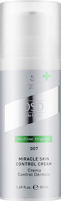 Simone DSD De Luxe Крем "Міракл скін контроль" № 007 Medline Organic Miracle Skin Control Cream - фото N1