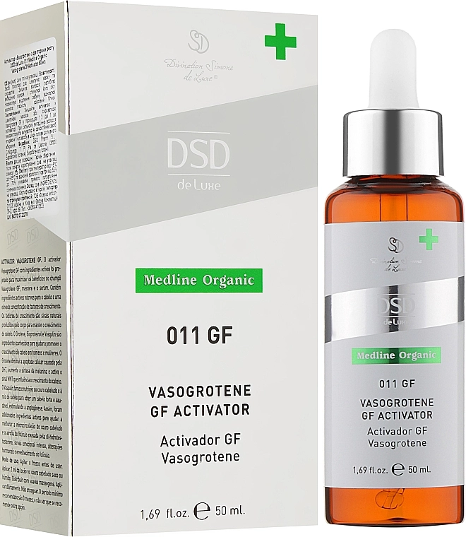 Simone DSD De Luxe Активатор "Вазогротен" з факторами росту № 011 Medline Organic Vasogrotene Gf Activator - фото N2