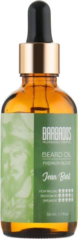 Barbados Олія для бороди Beard Oil Jean Bart - фото N1