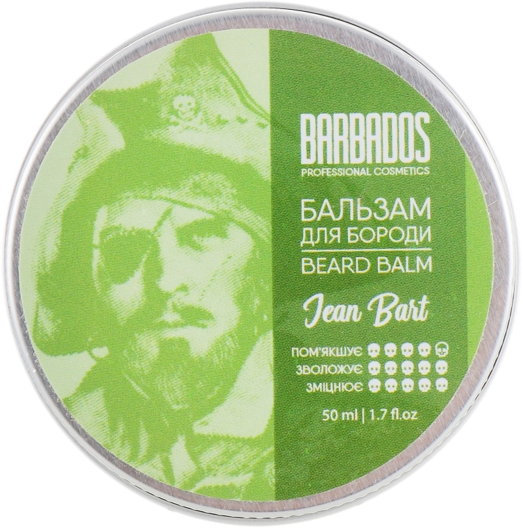 Barbados Бальзам для бороды Pirates Beard Balm Jean Bart - фото N1