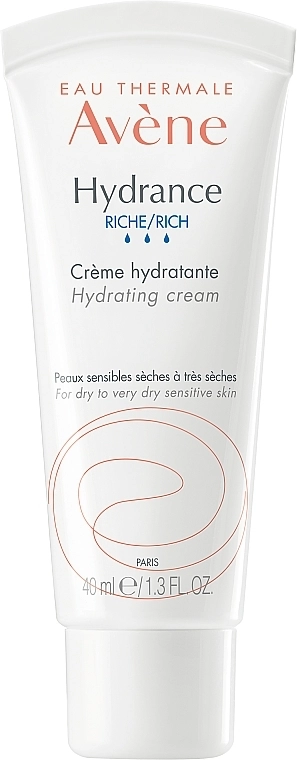 Avene Гідратувальний зволожувальний крем Hydrance Rich Hydrating Cream - фото N1