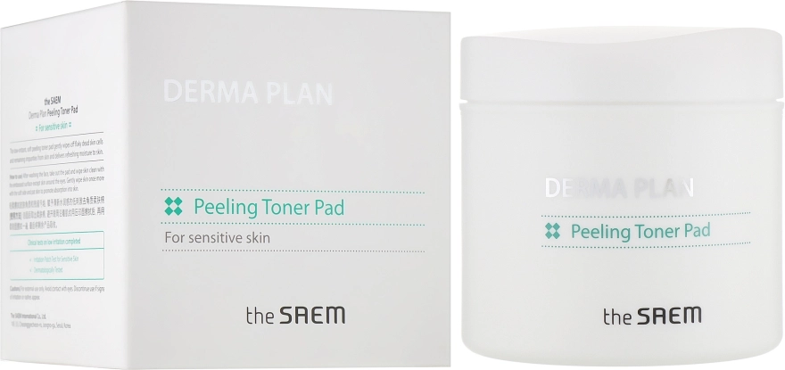 The Saem Тонізувальні пілінг-диски Derma Plan Peeling Toner Pad - фото N1