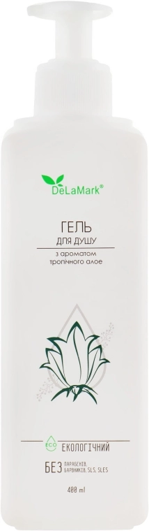 Delamark Гель для душу з ароматом тропічного алое De La Mark - фото N1
