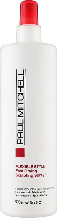 Paul Mitchell Быстросохнущий скульптурирующий спрей Flexible Style Fast Drying Sculpting Spray - фото N3