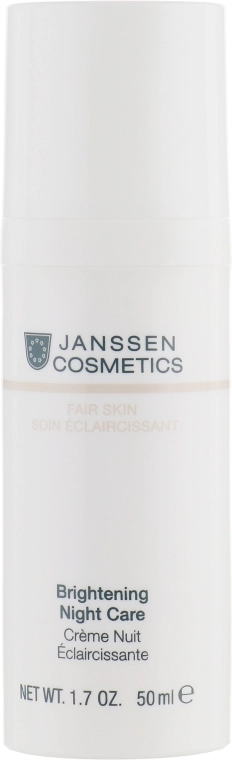 Janssen Cosmetics Осветляющий ночной крем Brighening Night Care - фото N2