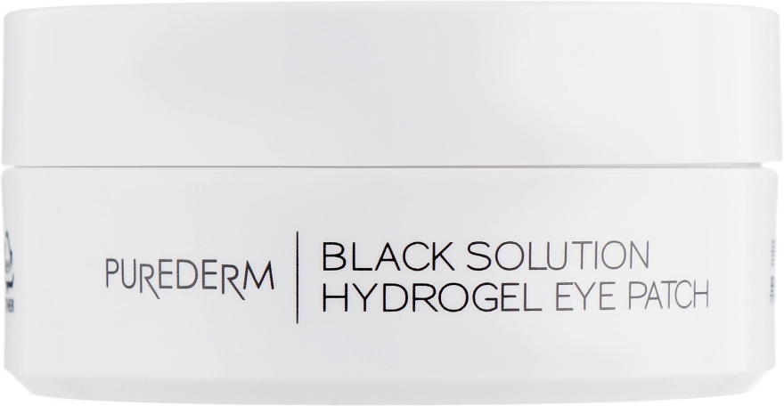 Purederm Набор гидрогелевых патчей под глаза с порошком жемчуга Black Solution Hydrogel Eye Patch - фото N3