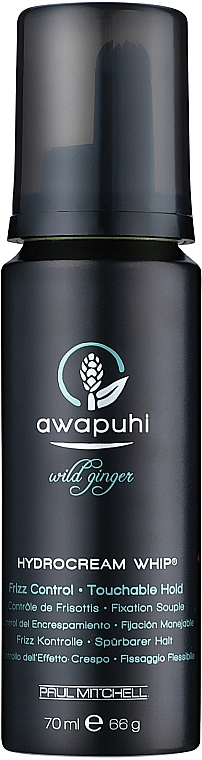 Paul Mitchell Піна для укладки волосся з екстрактом авапуї Awapuhi Wild Ginger HydroCream Whip - фото N2