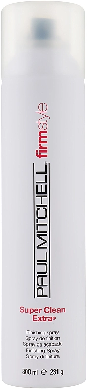 Paul Mitchell Лак сильной фиксации Firm Style Super Clean Extra - фото N1