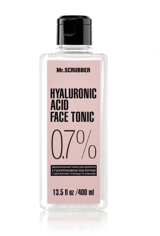 Mr.Scrubber Тонік для обличчя з гіалуроновою кислотою Hyaluronic Acid Face Tonic - фото N1
