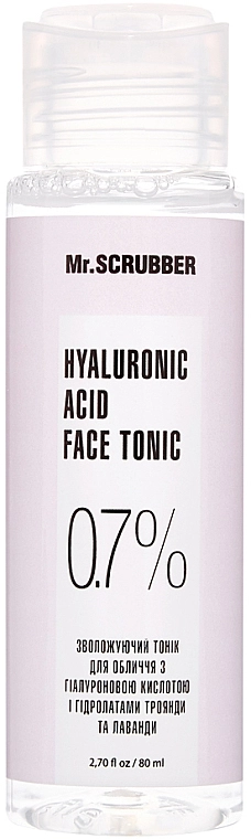 Mr.Scrubber Тонік для обличчя з гіалуроновою кислотою Hyaluronic Acid Face Tonic - фото N2
