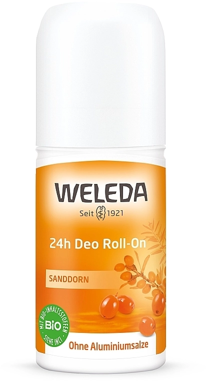 Weleda Дезодорант "Обліпиха. 24 години" 24h Sanddorn Deodorant Roll-On - фото N1