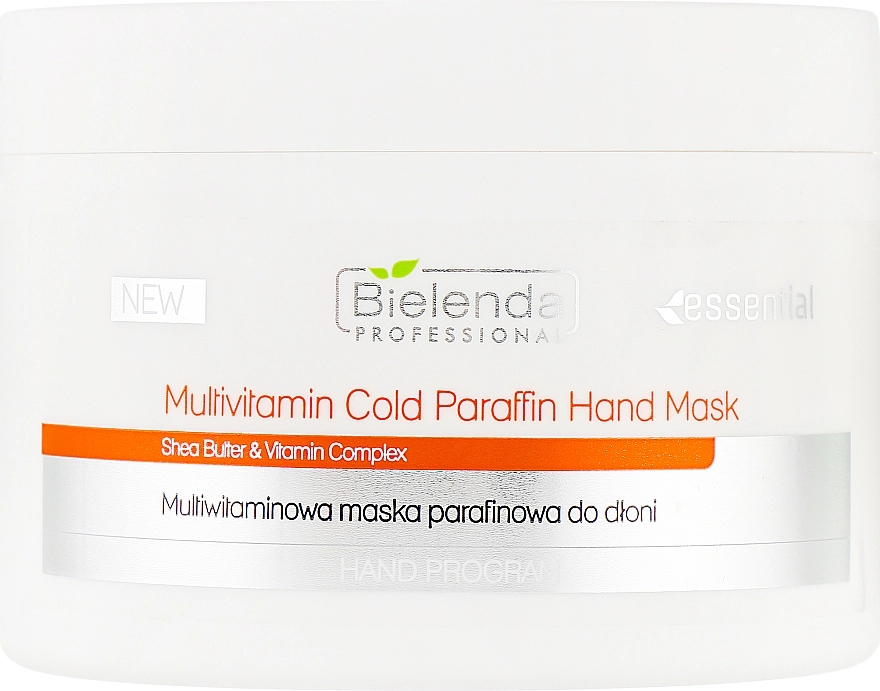 Мультивітамінна маска для рук - Bielenda Professional Cold Paraffin Hand Multivitamin Mask, 150g - фото N1
