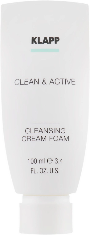 Klapp Базовая очищающая крем пенка Clean & Active Cleansing Cream Foam - фото N2